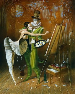 Sureal Ballet Painter