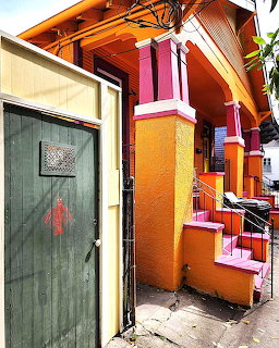 Orange and Pink Porch
