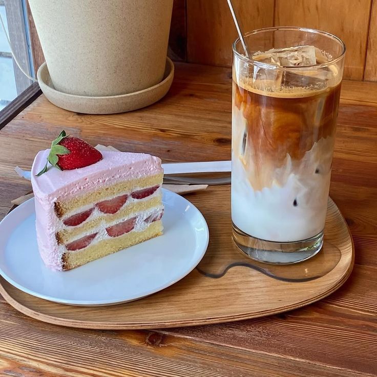 Iced Coffee and Shortcake