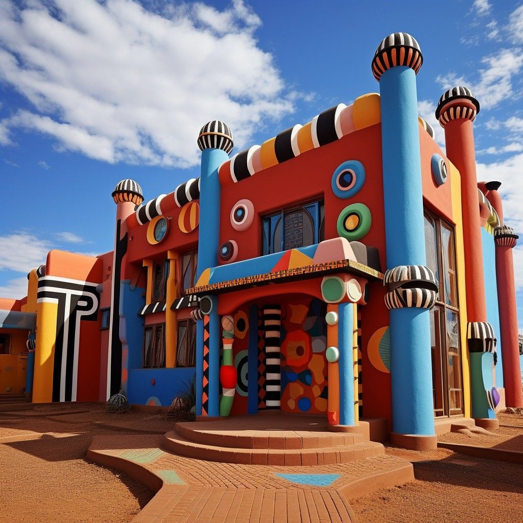 Colorful Modern Building
