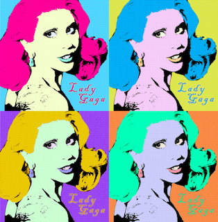 Lady Gaga Pop Art