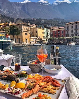 Seafood Dining Malcesine Italy