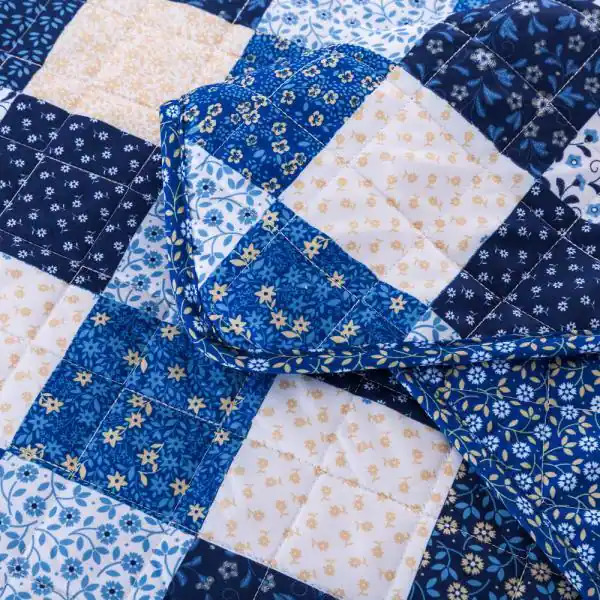 Blue Patchwork Quilt
