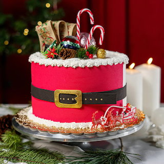 Santa Claus Christmas Cake