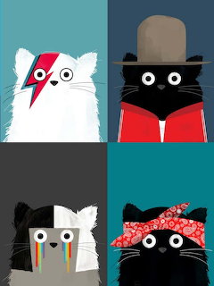 Four Cat Portraits