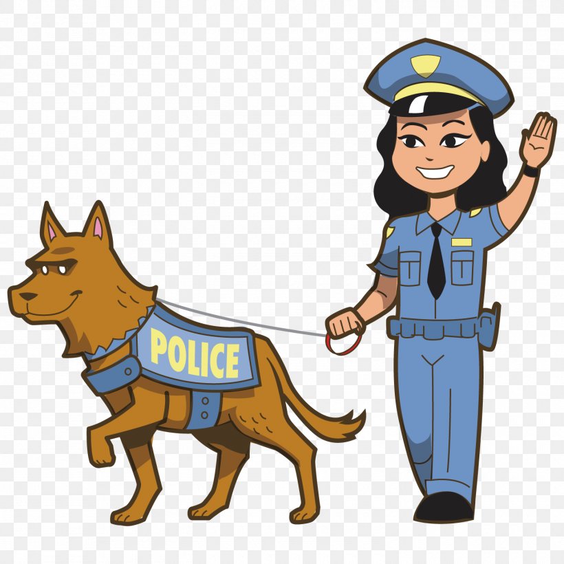 Cartoon Police Officer