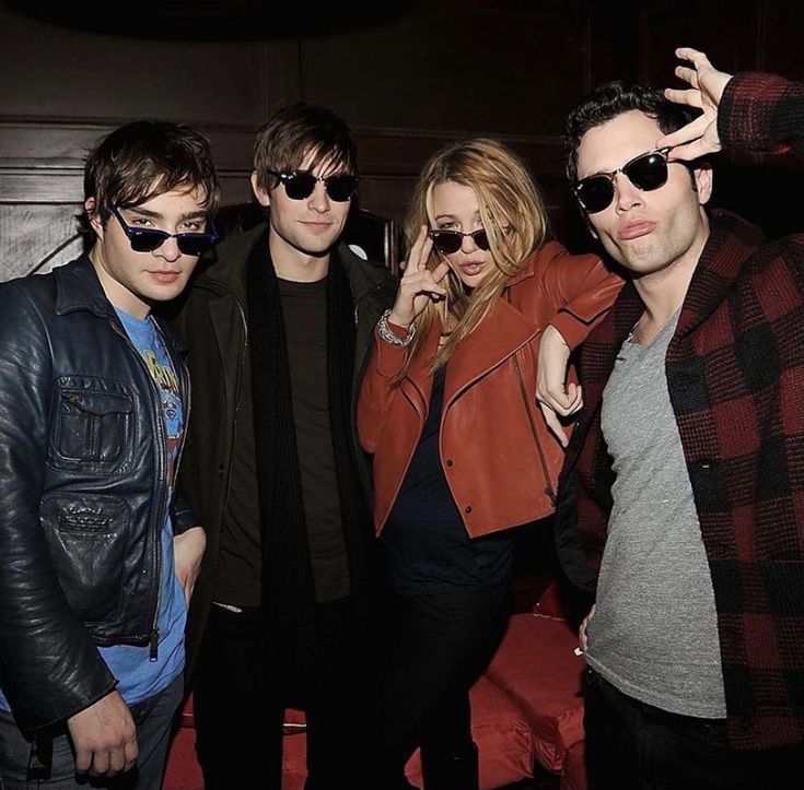 Four Friends Posing