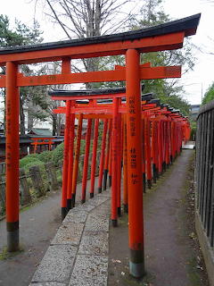 Red Torii Gate Pathway