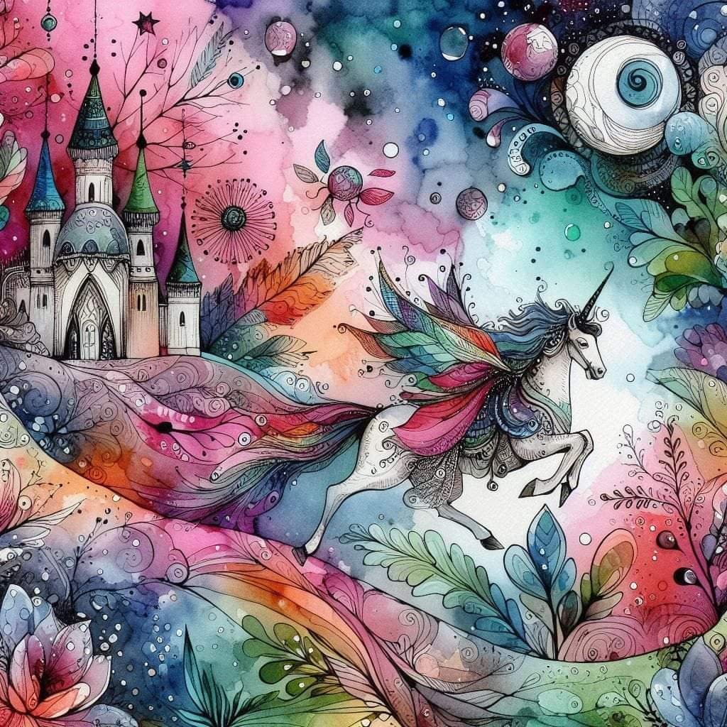 Celestial Unicorn Dreamscape