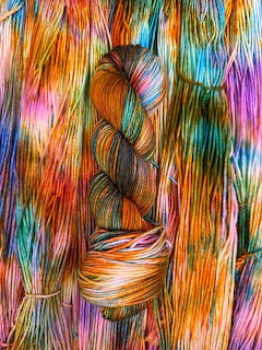 Colorful Yarn Skeins