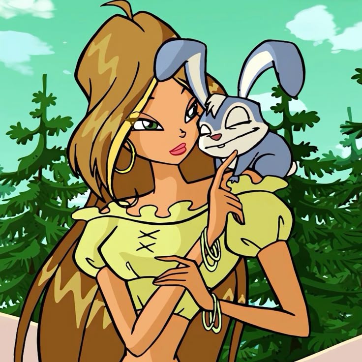 Flora with Bunny