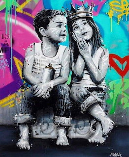 Graffiti Children Mural