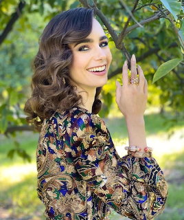 Lily Collins Outdoor Portrait