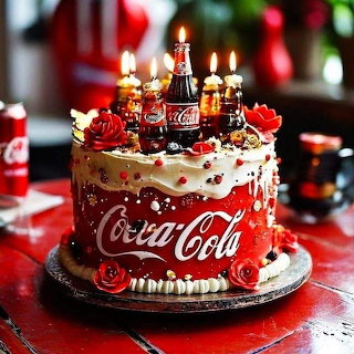 Coca-Cola Birthday Cake