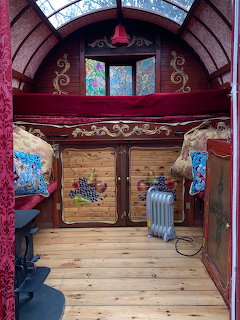 Vintage Gypsy Vardo Interior