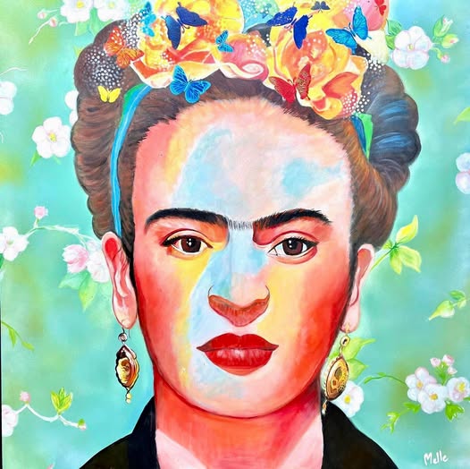 Frida Kahlo Portrait Painting