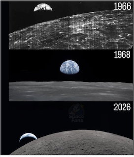 Moon Earthrise Timeline