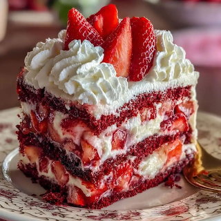 Red Velvet Cake Slice
