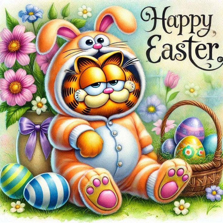 Garfield Easter Buny Costume