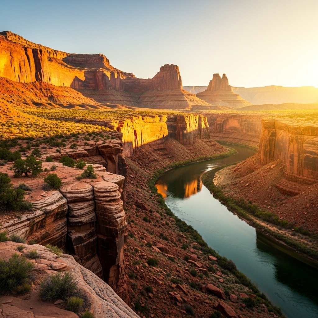 Horseshoe Bend Canyon Sunset