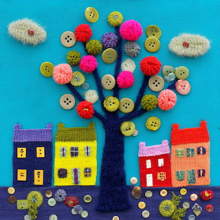 Button Art Houses