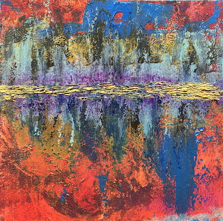 Abstract Colorful Reflection