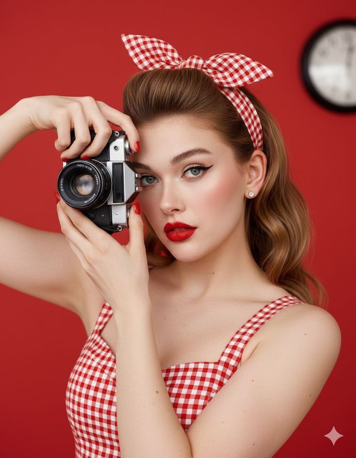 Retro Fashion Photography Woman
