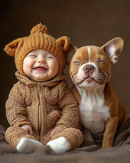 Baby and Dog