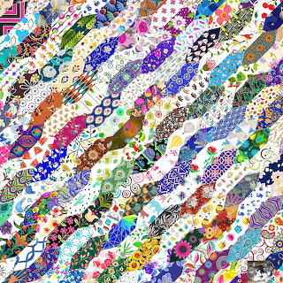 Colorful Patchwork Quilt Pattern