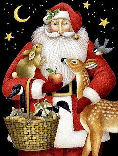 Santa with Animals