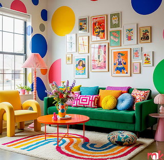 Colorful Modern Living Room
