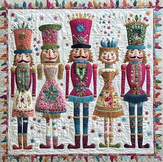 toy figures quilt
