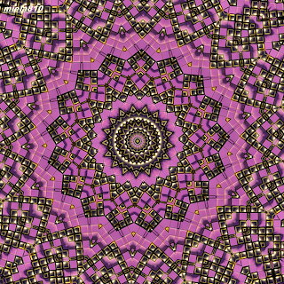 Pink Geometric Mandala