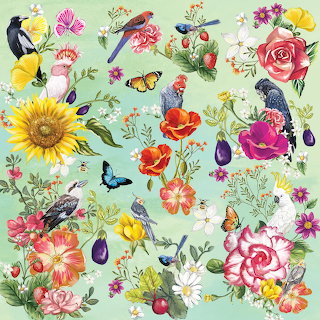 Flowers Butterflies Birds Garden