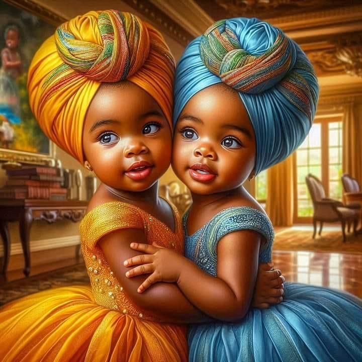 Two Girls Embracing
