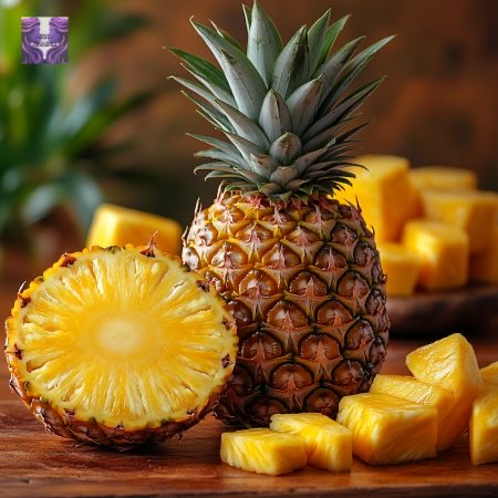 Fresh Sliced Pineapple