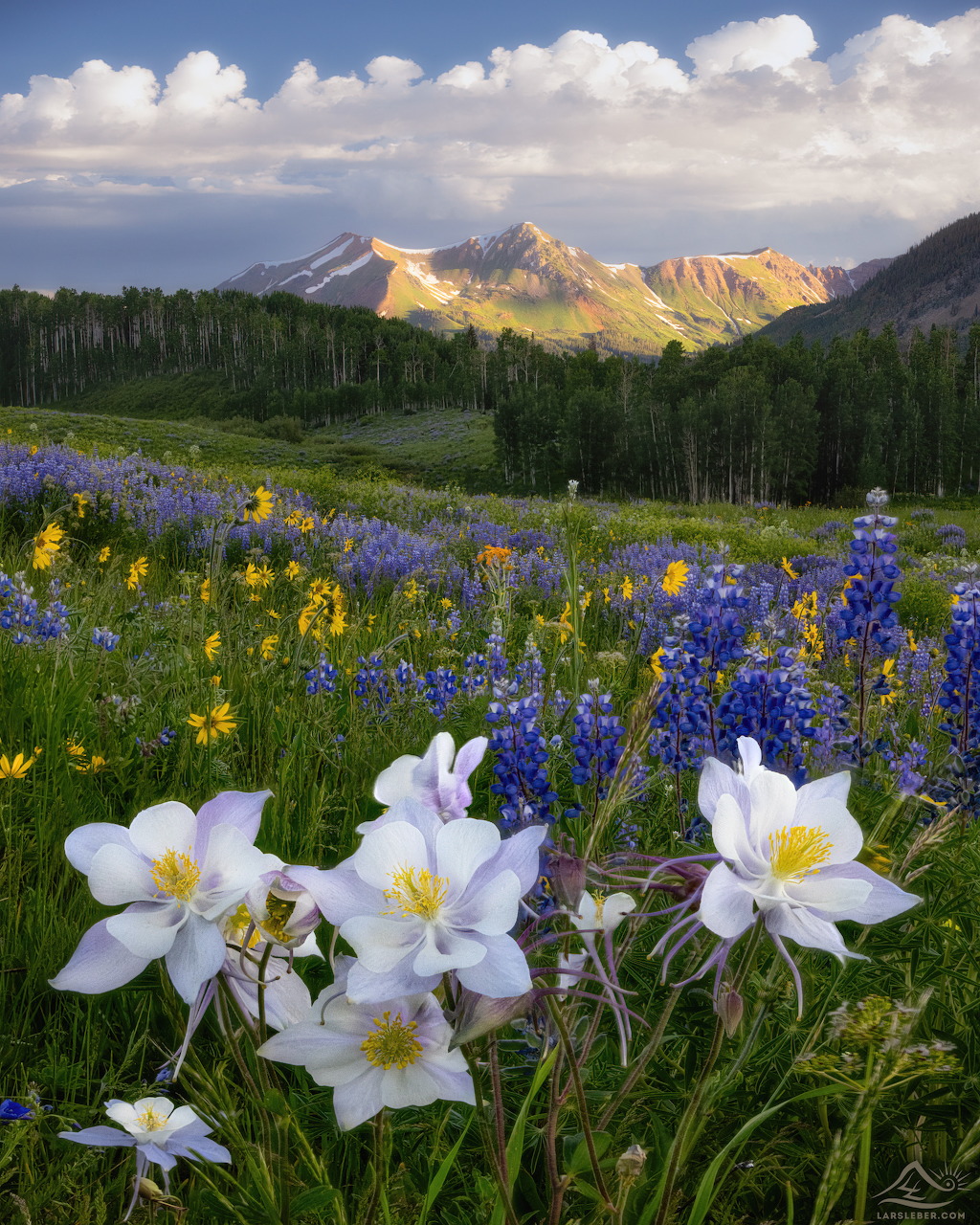 Crested Butte, Colorado mountain landscape scene