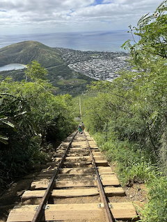 Hawaiian Mountain Stairway Hike