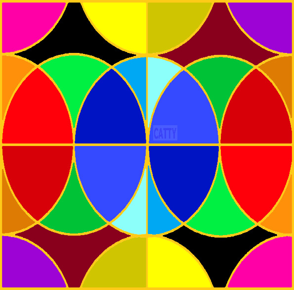 Geometric Color Pattern