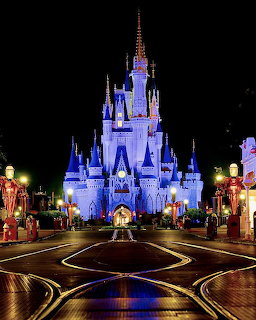 Disney Castle at Night