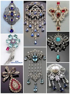 Vintage Crystal Brooches