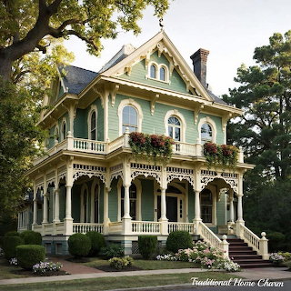 Victorian House with Wraparound Porch