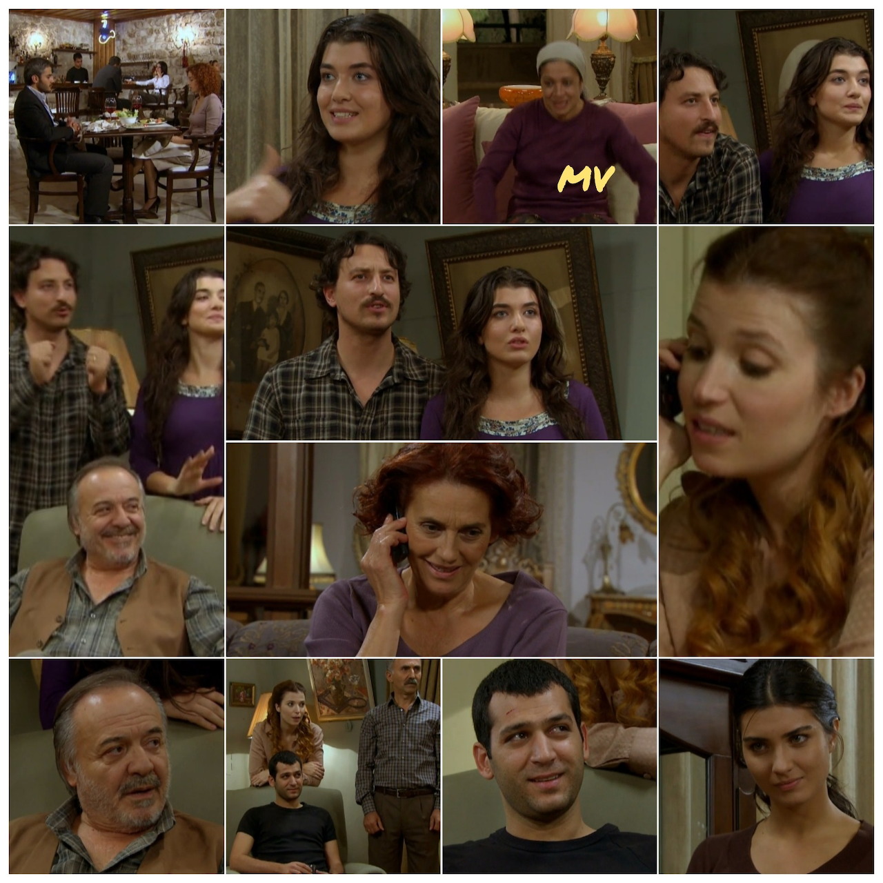 TV Show Scene Collage