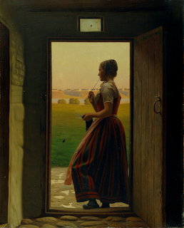 Woman in Doorway by Dalsgaard