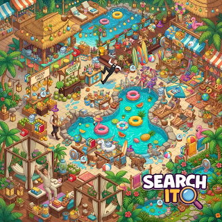 Colorful Pool Resort