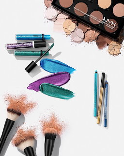 Makeup Cosmetics Flatlay