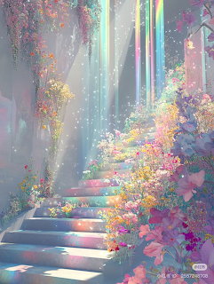 Fantasy Flower Stairway