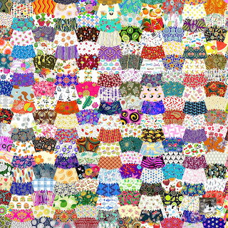 Patterned Dress Collage