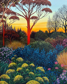 Sunset Garden Landscape