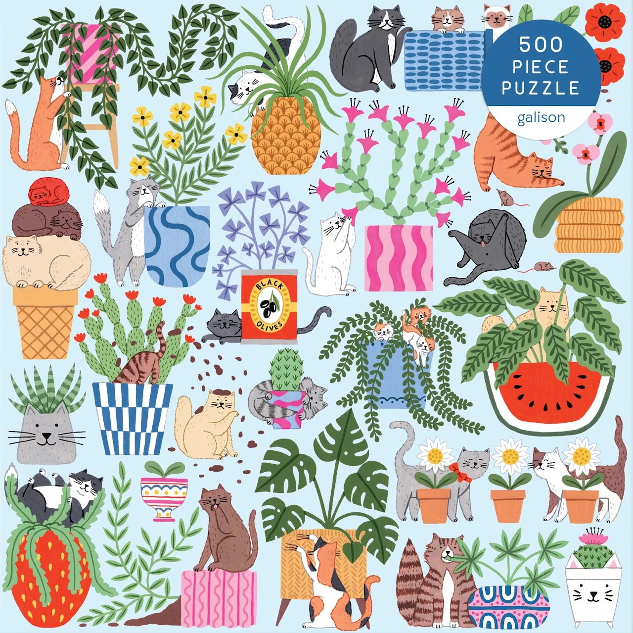 Cats in the Houseplants